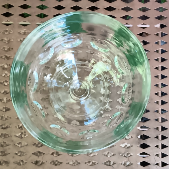 Vintage 1960s Bartlett Collins George Washington Dollar Bill Thumbprint Goblet 6 - Picture 2 of 4